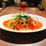 トレタテキッチン - トマトスープパスタ