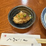 すごろく - 付き出し カツオハンバーグ