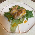 中国料理 桃李 - 海老の自家製マヨネーズ　マンゴー風味