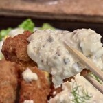 熊ヶ井旅館食堂 - カキフライ