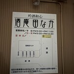 酒庵 田なか - 駐車場案内図
