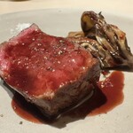 テアトロ ディ マッサ - ◆肉料理（星4.2）
      ・北海道白老牛（ランプ）