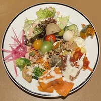  「メトロポリタングリル」 ヒルトン東京 - 色鮮やかなサラダ達