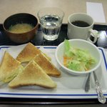 ミモザランチ喫茶 - 焼きサンドイッチモーニング