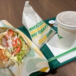 サブウェイ ゆめタウン下松店 - チリチキン 530円、ポテト ドリンクセット +380円