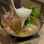 牛タンとおでんとクリスピー餃子　ひまわり［出汁］ - 