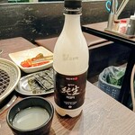 焼肉 親鳥専門店 ばかたれ - 生マッコリ