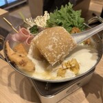 牛タンとおでんとクリスピー餃子　ひまわり［出汁］ - 