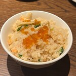 小割烹おはし  - 鮭といくらの土鍋ご飯(おすすめ)