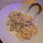 ランドーズ - パスター！メンズがほぼ独占して食べてました（笑）この後にプチデザートもきたよー！