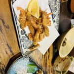 活魚料理 いし田 - 小エビの唐揚げ