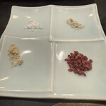 日本料理　花木鳥 - 4種の塩