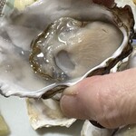 シーサイドイン ホテル あっけし - 料理写真:小さくてもかきえもん〜♪今年はこの時期不漁だそうで。秋になったらまた違うのかも。大好きな村上春樹先生は、海臭いウイスキーのストレートをこれにとぽりと注ぎ、くいっといくと書いていた。