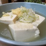 大衆食堂みゆき - 湯豆腐（鰹節抜き）
