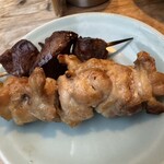 大衆食堂みゆき - 鶏モモ、豚ハツ（味なし）