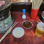 水よし - オリジナルのタレとタン塩用レモン汁