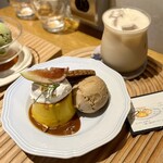 アンドテイ - ・ウーロンソイミルクティー(ICED)
      ・かぼちゃプリンとアールグレイのジェラート