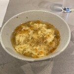 和牛料理 蓮 - 鶏だしのたまごスープ