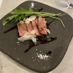 和牛料理 蓮 - 和牛タンのタリタータ