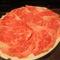 しゃぶしゃぶ・日本料理 木曽路 銀座５丁目店 - 　和牛霜降り肉