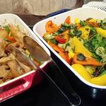 CABIN cafe - 野菜のグリル、照り焼きチキン