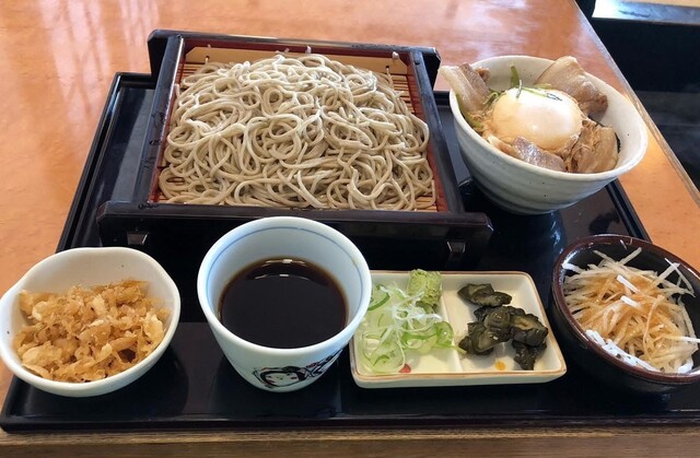煮玉子丼セット』by かず19600306 : 尾張屋 - 西所沢/そば | 食べログ
