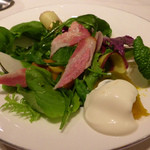 リストランテ・ヒロソフィー 銀座 - 食べる野菜（２０種類ほど）のスープ