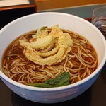 小諸そば - 料理写真:かき揚げそば(大盛り)