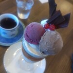 クリクリ - 栗と紅茶のパフェ¥1250(〜2025.11.3)