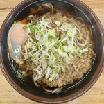 まるかつ - 料理写真:天ぷらそば（たまごトッピング）