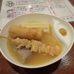 居酒屋　四季 - おでん盛り合わせ