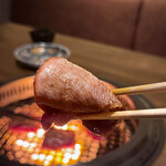 焼肉ぽんが - たたみネギたん塩