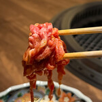 焼肉ぽんが - 炙りユッケ