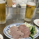 天一軒 - 生ビール　