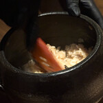 焼肉ぽんが - トリュフとフォアグラの土鍋ご飯