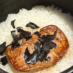 焼肉ぽんが - トリュフとフォアグラの土鍋ご飯
