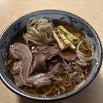 エゾシカ肉そば