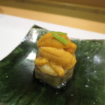 新ばし 星野 - 雲丹茄子