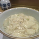 新ばし 星野 - 渡り蟹ご飯　湯葉餡かけ