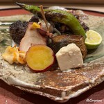 御料理 寺沢 - 八寸代わりの旬菜盛合せ