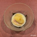 御料理 寺沢 - 無花果の胡麻酢掛け