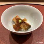 御料理 寺沢 - のどぐろの炭火焼といくらの塩漬けの飯蒸し