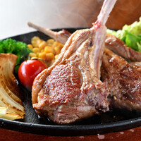 鉄板ラムチョップ（2本）