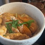 ゆう月 - ランチ
（えびカツの玉子とじ丼とざるそば）