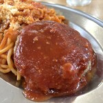 カフェテラス ポンヌフ - ケチャップハンバーグ