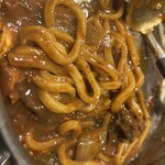 フナバシ屋 - これこれ！沢山汁は残ってるけどそこにうどん入れてこのレベルまで炒めて汁を飛ばして焼きうどんみたいにするとめちゃ美味い！！