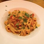 asse+ plus - アメリケーヌソースのフェットチーネ