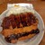 名古屋名物 みそかつ 矢場とん - 料理写真:わらじとんかつ、上がソースで下が味噌だれ