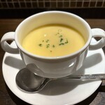 ラトリエ プリュ - コーンポタージュ