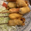 串かつ でんがな - 牛・チキン・ウインナ・なす・うずら玉子・鶏つくね・玉ねぎ